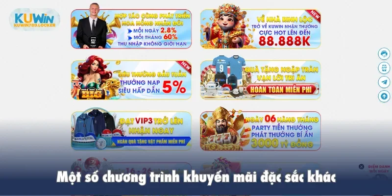 Khuyến Mãi Một số chương trình khuyến mãi đặc sắc khác